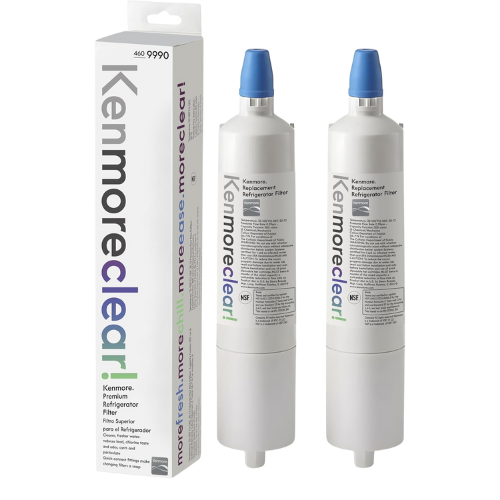 GOTICAL | Kenmore Clean Water filter 9990 removes contaminants from the water supply for up to 6 months with average use