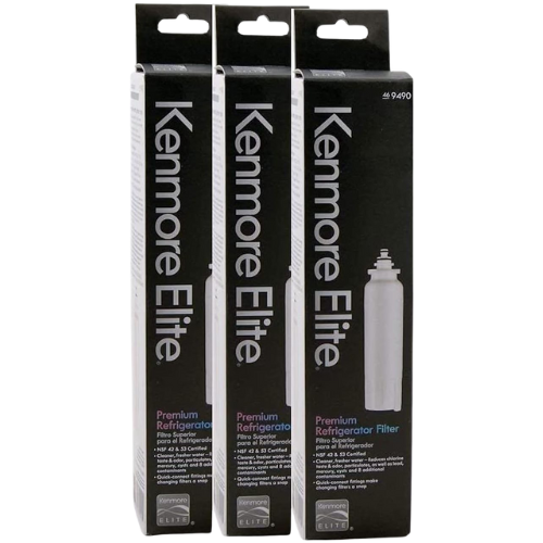 Kenmore Elite 9490 Compatible Refrigerator Water Filter – Pack of 3 | High-Performance Replacement Filters