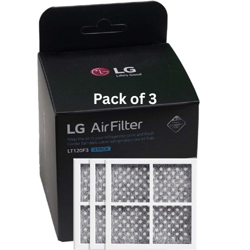LG LT120F3-3 Pack – 6 Month Replacement Refrigerator Air Filter